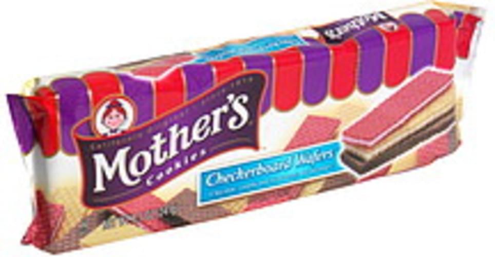 Mother's Checkerboard Wafers Cookies 8.5 oz, Nutrition Information