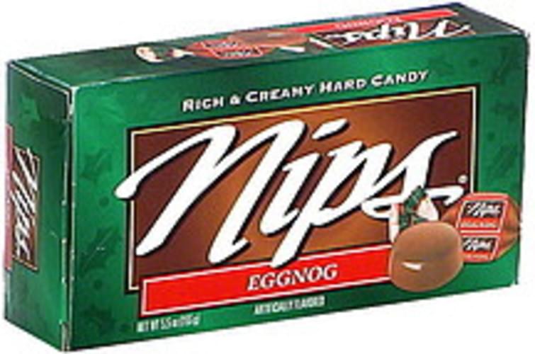 Nips Rich & Creamy, Eggnog Hard Candy 5.5 oz, Nutrition Information Innit