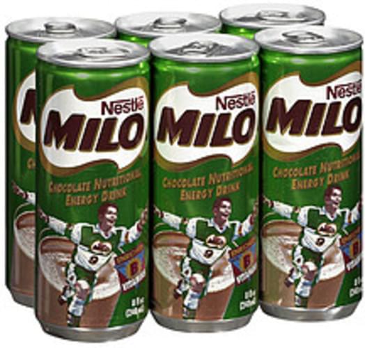 Milo Energy Drink Chocolate 8 oz, Nutrition Information Innit