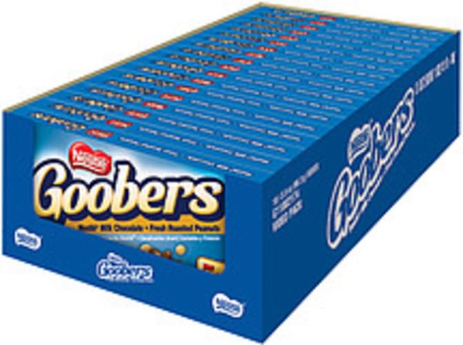 Goobers Fresh Roasted Peanuts Smothered With Nestle Classic Milk Chocolate! Chocolate Covered