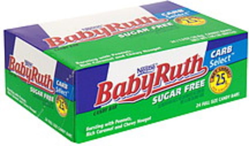 Baby Ruth Sugar Free Candy Bar 24 ea, Nutrition Information Innit