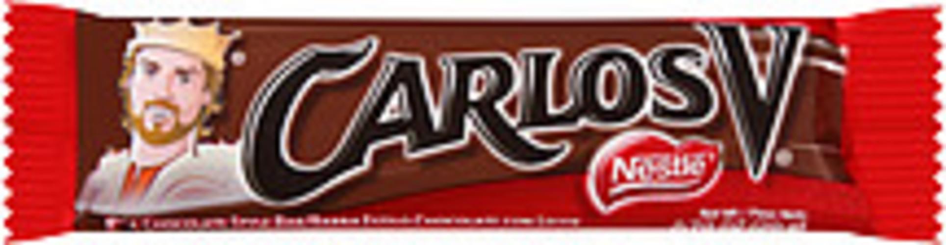 Carlos V Milk Chocolate Style Candy Bar 0.7 oz, Nutrition Information