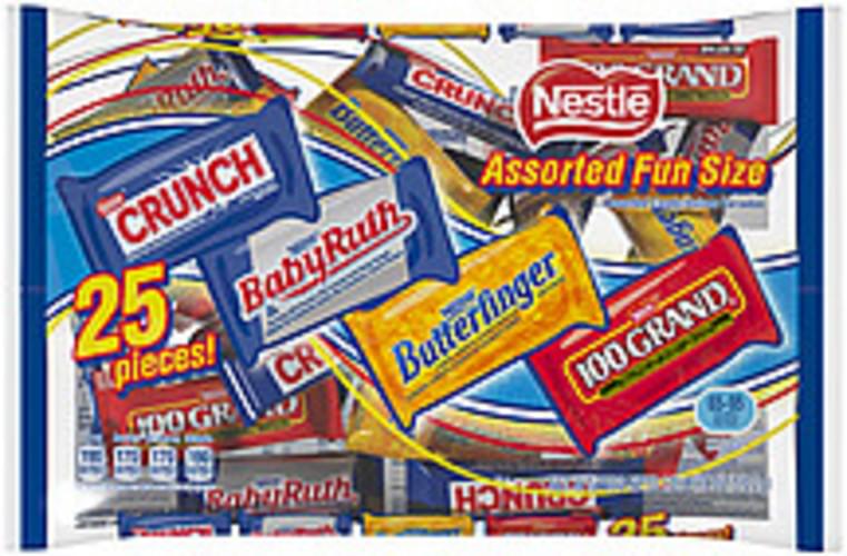 Nestle Assorted Fun Size Candy Bars 18 oz, Nutrition Information Innit
