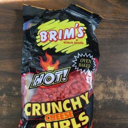 Brim's Snack Foods Hot Crunchy Cheese Curls 28 g, Nutrition