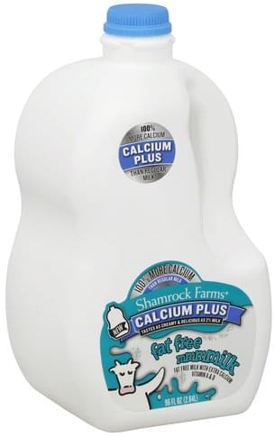 Shamrock Farms Fat Free Milk - 96 oz