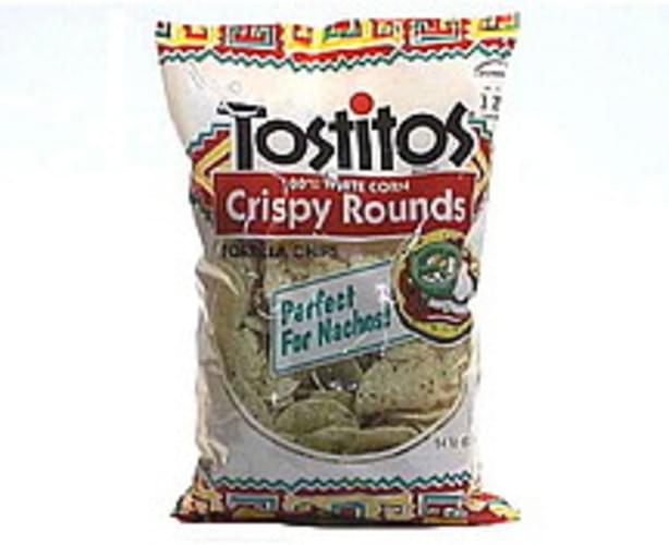 Tostitos White Corn Crispy Rounds Tortilla Chips 14.5 oz, Nutrition Information Innit