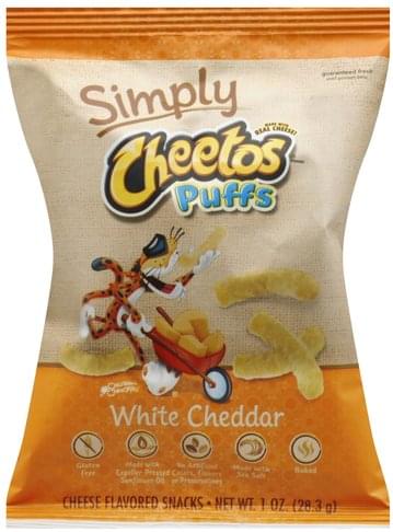 Cheetos Puffs Cheese Flavored Snacks, White Cheddar