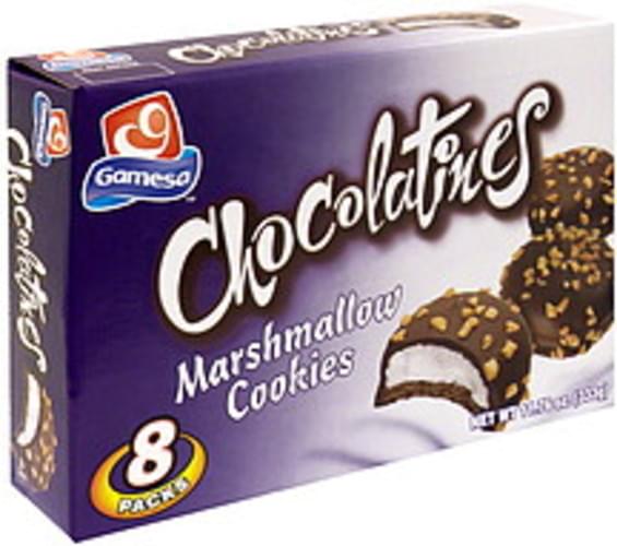 Gamesa Chocolatines Marshmallow Cookies 8 ea, Nutrition Information
