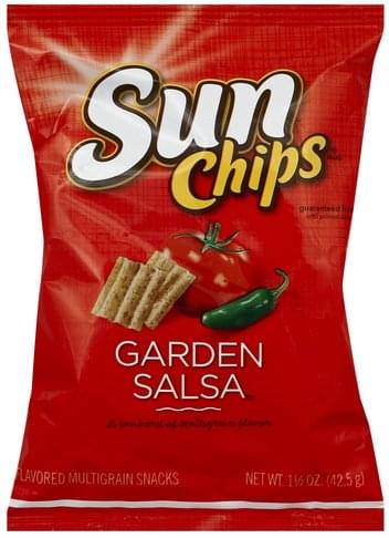 Sun Chips Garden Salsa Multigrain Snacks 1 5 Oz Nutrition