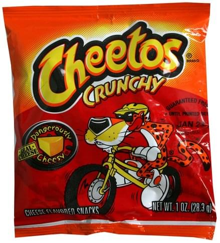 Cheetos Crunchy, Dangerously Cheesy Cheese Flavored Snacks - 1 oz ...