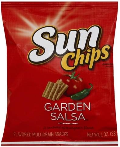 Sun Chips Garden Salsa Multigrain Snacks 1 Oz Nutrition