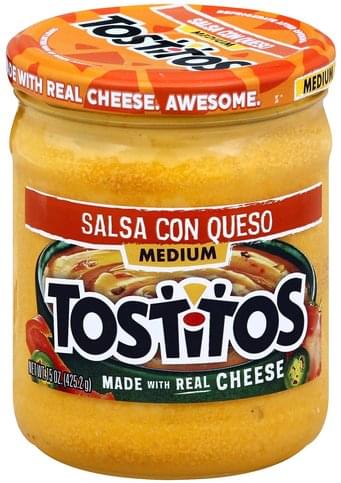 Tostitos Medium Salsa Con Queso 15 oz Nutrition Information Innit Tostitos Medium Salsa Con Queso 15 oz Nutrition Information Innit
