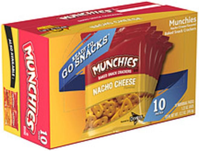 Munchies Nacho Cheese Baked Snack Crackers 12.2 oz, Nutrition