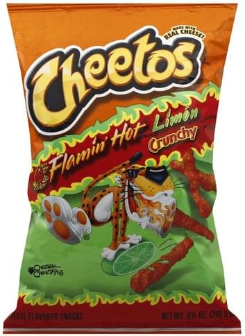  Cheetos Flamin' Hot Chips, Gluten Free Snacks, 8.5oz Bag
