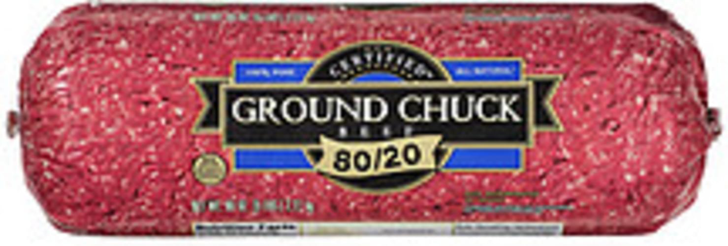 Our Certified 80 20 Ground Chuck 80 Oz Nutrition Information Innit Our Certified 80 20 Ground Chuck 80 Oz Nutrition Information Innit