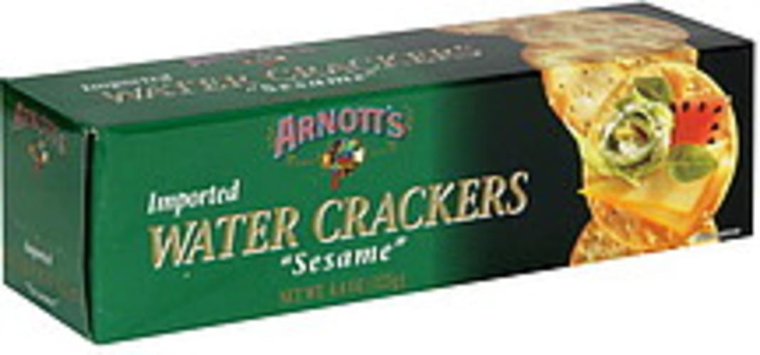 Arnotts Sesame Imported Water Crackers 4.4 oz, Nutrition Information