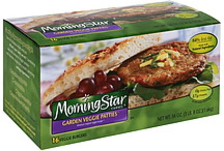 Morningstar Farms Garden Veggie Patties 16 Ea Nutrition