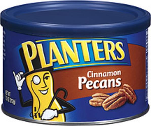 Planters Cinnamon Pecans 7.5 oz, Nutrition Information Innit