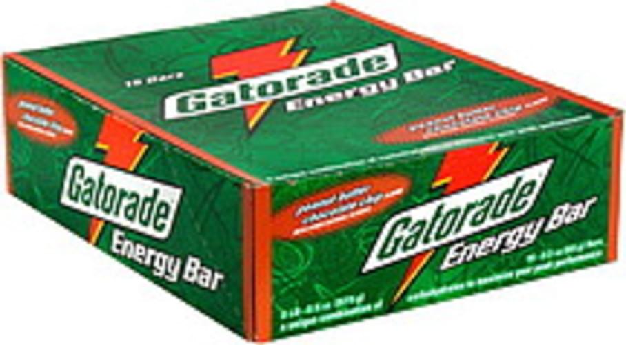 Gatorade Peanut Butter Chocolate Chip Energy Bar 15 ea, Nutrition