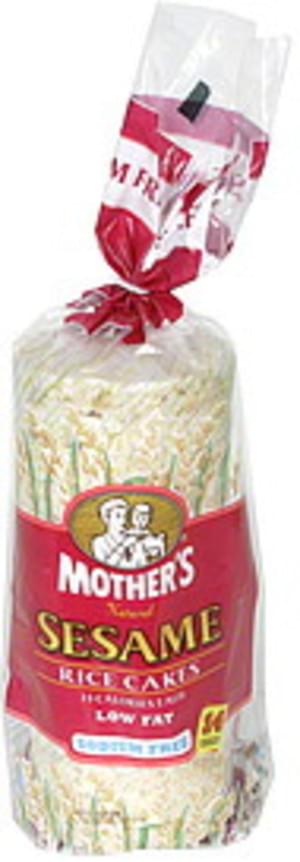 Mothers Rice Cakes, Sesame Rices Cakes - 14 ea