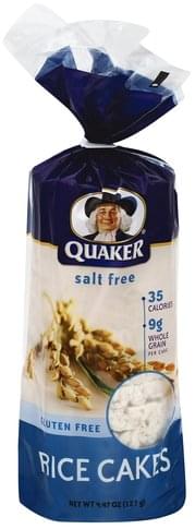 Quaker Salt Free Rice Cakes - 4.47 oz