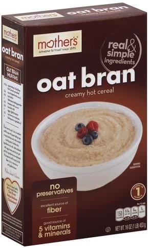 Mothers Oat Bran - 16 oz