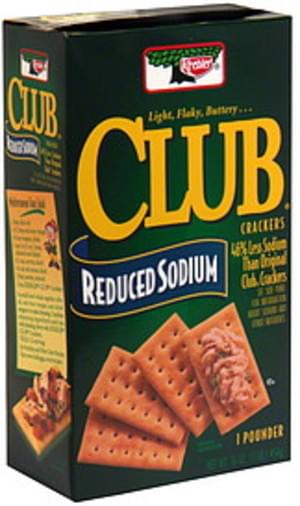 Club Reduced Sodium Crackers 16 Oz Nutrition Information Innit