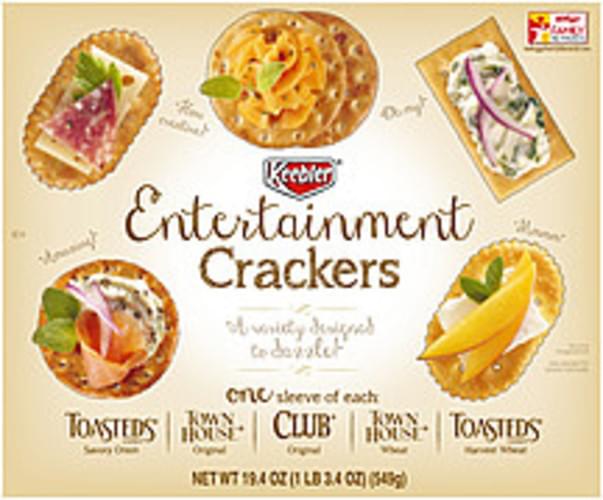 Keebler Entertainment Variety Pack Crackers 19.4 oz, Nutrition Information Innit