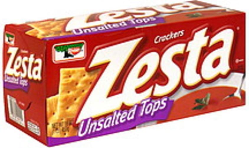 Zesta Unsalted Tops Crackers 16 Oz Nutrition Information Innit