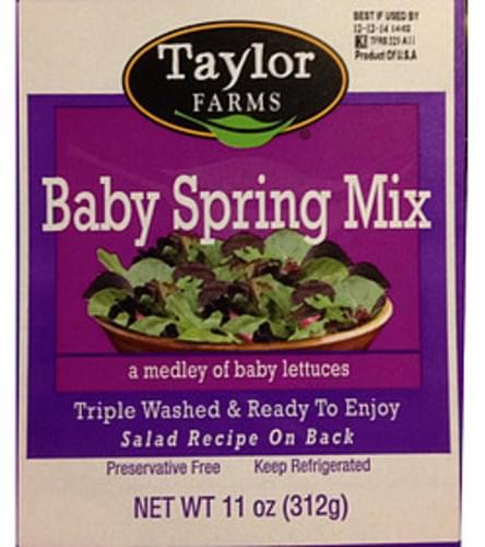 Taylor Farms Baby Spring Mix - 85 g