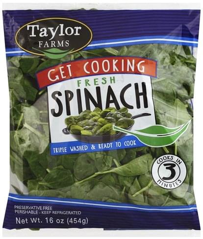 Taylor Farms Fresh Spinach - 16 oz