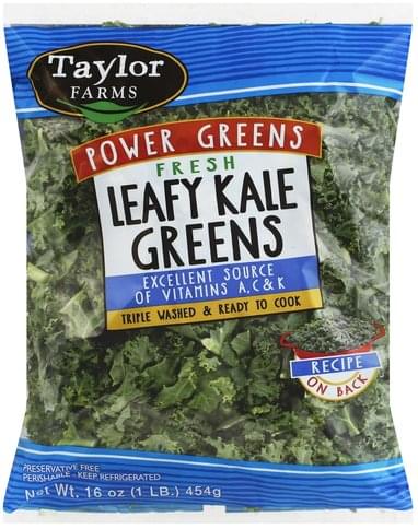 Taylor Farms Leafy, Fresh Kale Greens - 16 oz