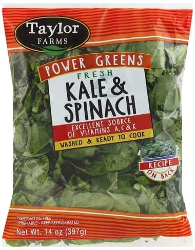 Taylor Farms Fresh Kale & Spinach - 14 oz