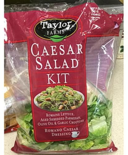 Taylor Farms Caesar Salad Kit - 100 g, Nutrition Information ...