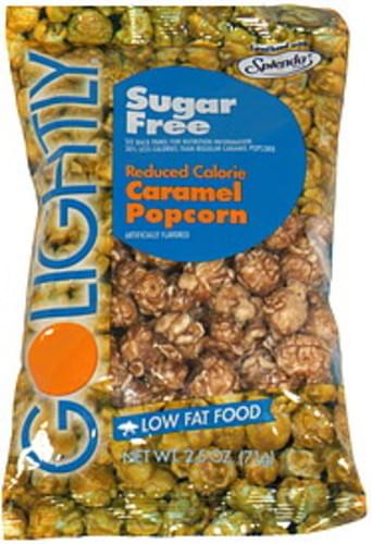 GoLightly Sugar Free Caramel popcorn - 2.5 oz