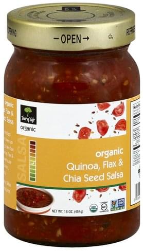 Tree of Life Quinoa, Flax, & Chia Seed, Organic Salsa - 16 oz