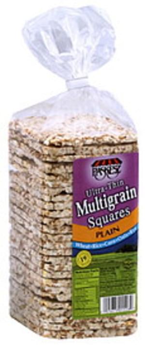Paskesz Multigrain Squares Plain 4.9 Oz Rice Cakes - 12 pkg