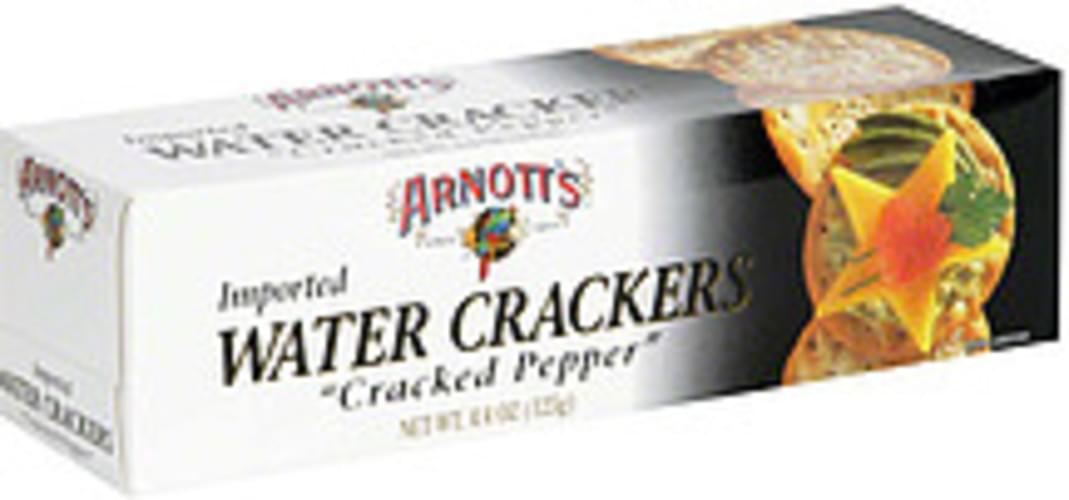Arnott's Cracked Pepper Water Cracker 12 pkg, Nutrition Information
