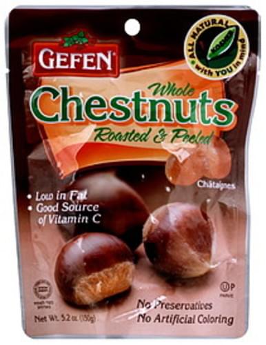 Gefen Whole Roasted & Peeled 5.2 Oz Chestnuts - 12 pkg