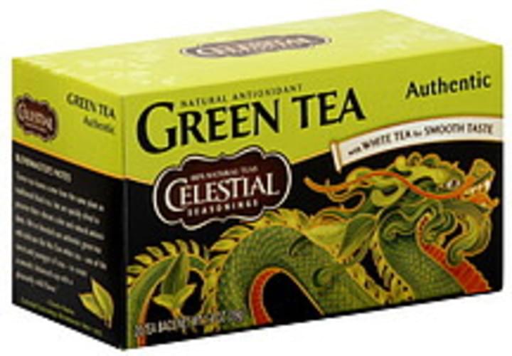 Celestial Seasonings Authentic Green Tea 20 Ct 1 4 Oz Green Tea 6 Pkg Nutrition Information Celestial Seasonings Authentic Green Tea 20 Ct 1 4 Oz Green Tea 6 Pkg Nutrition Information