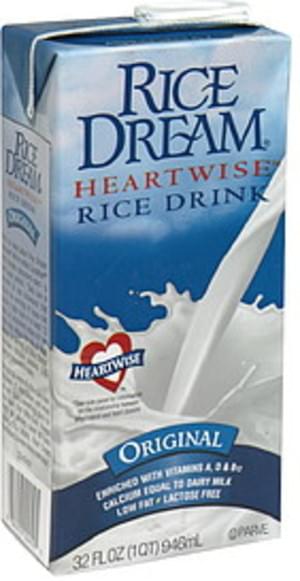 Rice Dream Heart Wise 32 Oz Rice Drink - 12 pkg
