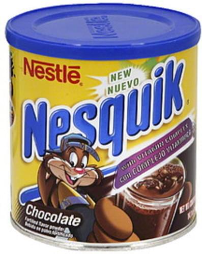 Nestle Nesquik Chocolate Drink Mix - 12 pkg, Nutrition ...