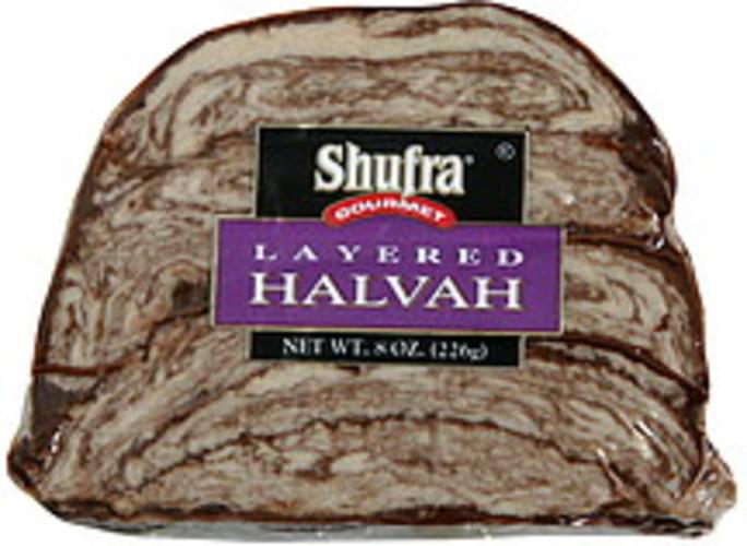 Shufra Layered Halvah 8 Oz Chocolate 12 pkg, Nutrition Information