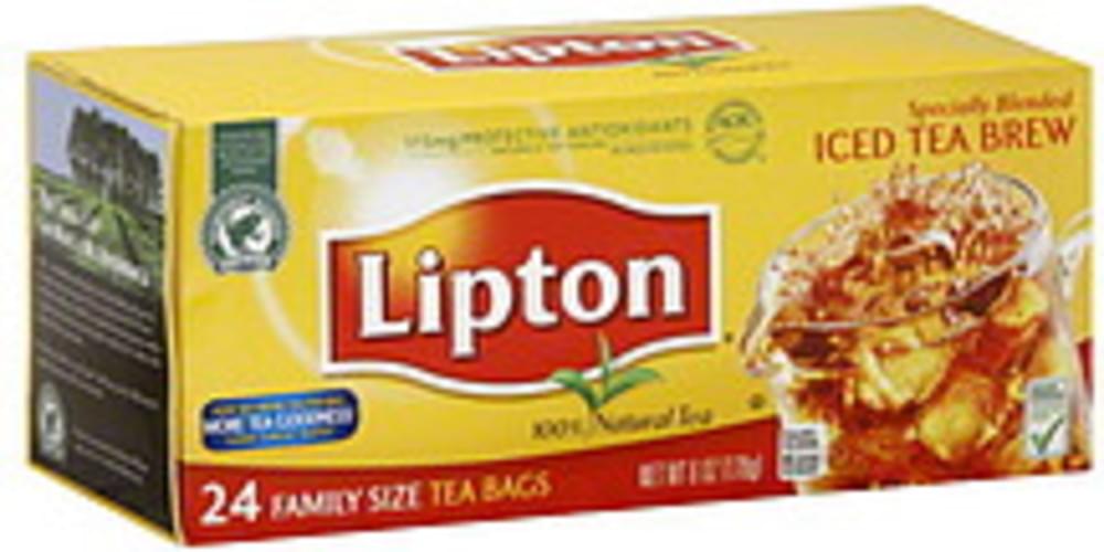 Lipton Iced Tea Blend Family Size 24 Ct Tea Bags - 6 pkg