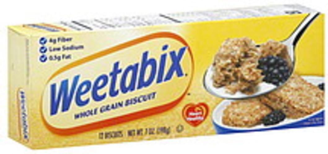Organic Weetabix Whole Grain 7 Oz Biscuit - 12 pkg, Nutrition ...