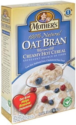 Mother's Oat Bran All Natural Hot Cereal - 16 oz