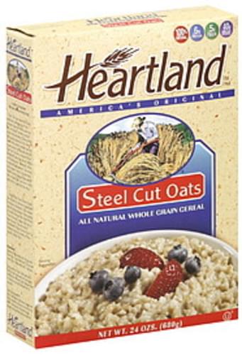 Heartland Steel Cut Oats 24 Oz Cereal - 6 pkg