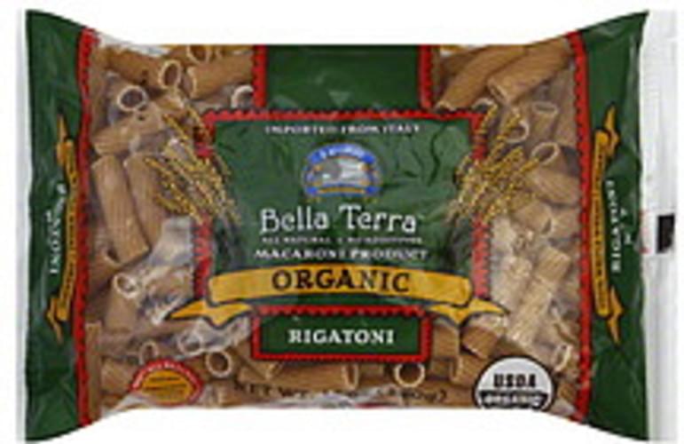 Bella Terra Organic Rigatoni 12 Oz Pasta - 12 pkg