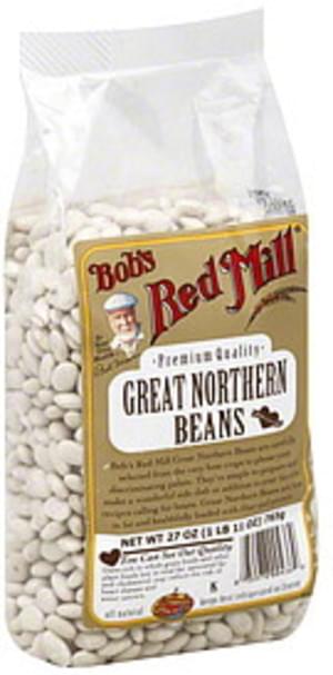 Bob's Red Mill Premium Quality 27 Oz Great Northern Beans - 4 pkg