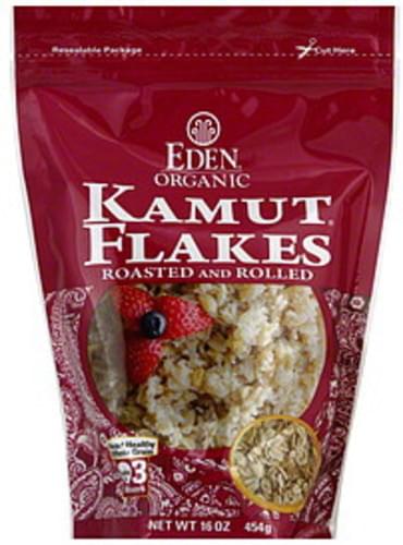 Eden Roasted and Rolled 16 Oz Kamut Flakes - 6 pkg